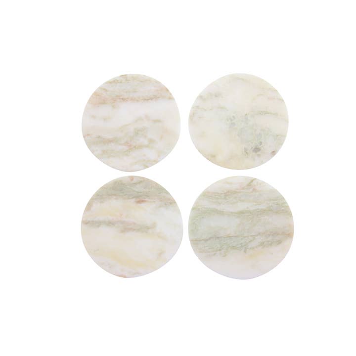 Be Home US - Wholesale Coasters - Lady Onyx Round Coasters, Set of 4
