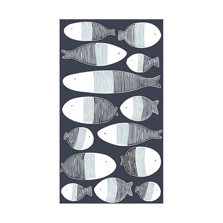 Fish Guest Napkin 16pk Blue for wholesale by Harman Inc