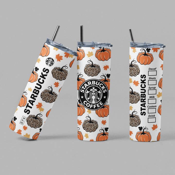 Pumpkin Spice - Fall Vibes Coffee Inspired Tumbler for wholesale by The Geek Boutique