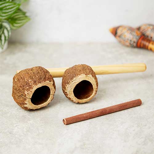 Carved Culture - Wholesale Musical Instrument - Castanha Agogo