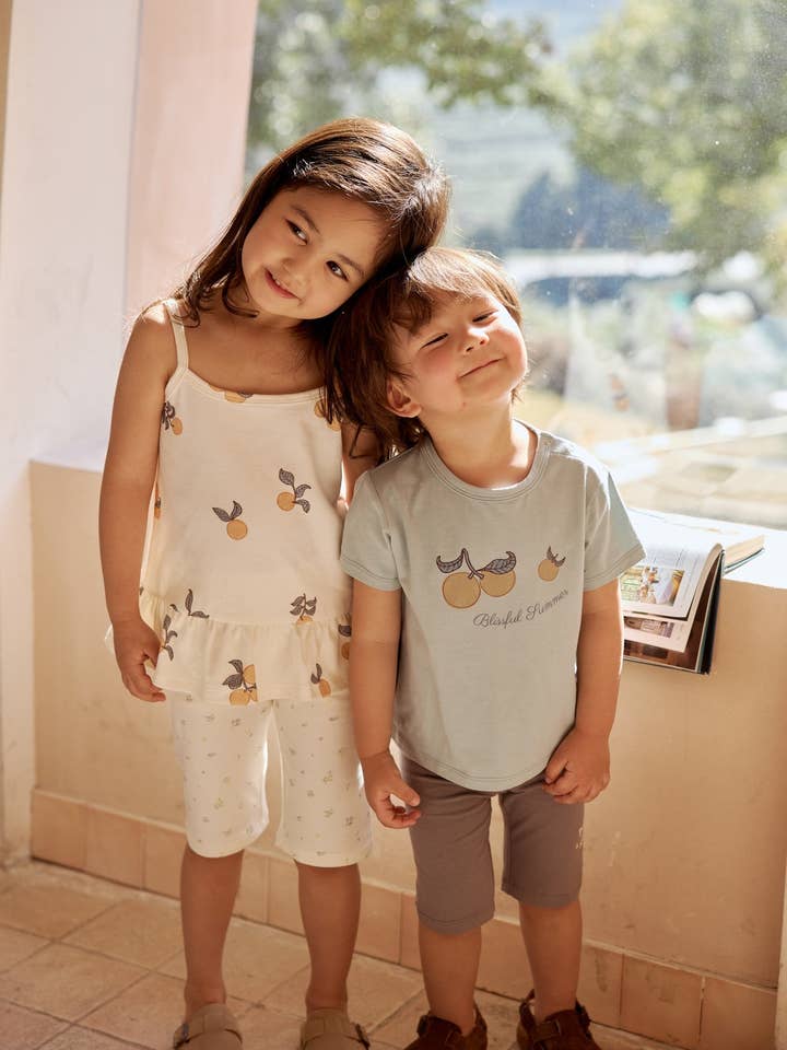 Norsu Organic – wholesale Screen-printed t-shirt – Kids – Toddler Organic Graphic T-shirt-Clementine3