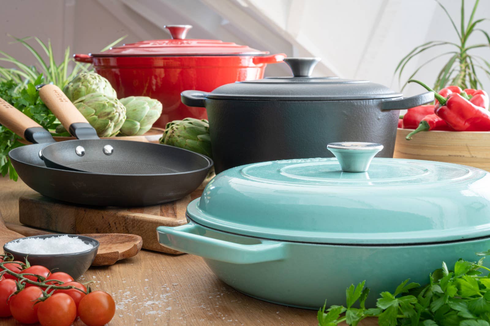 Lätt Home - Wholesale Cooking Pot - COCOTTE OVAL 33X11 CM 6 L RED4