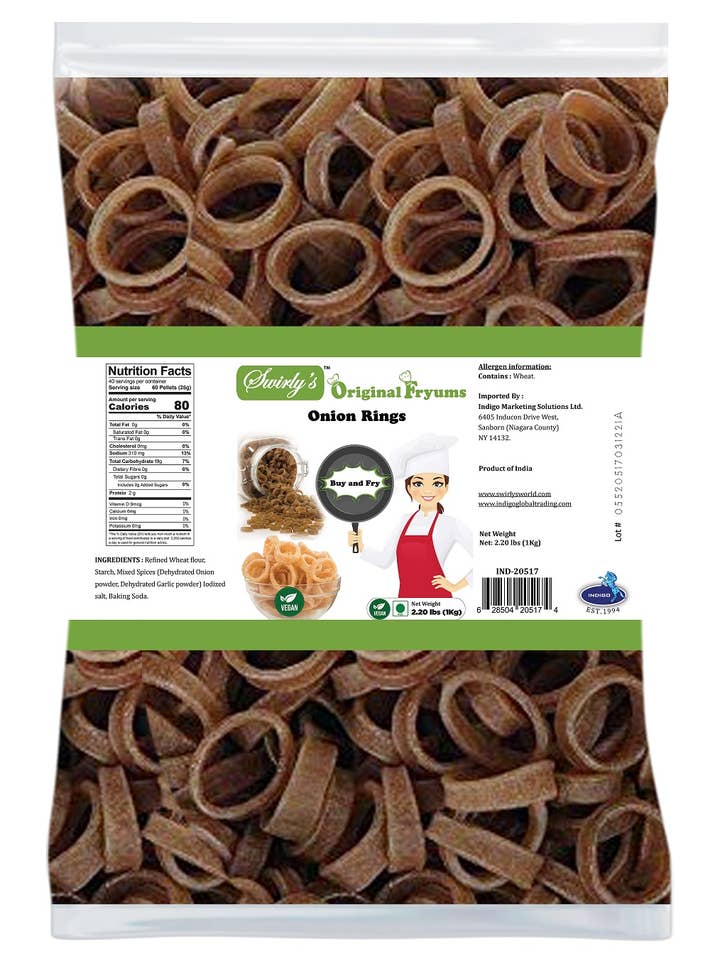 Swirly's Original Fryums - Onion Rings for wholesale by Swirly's