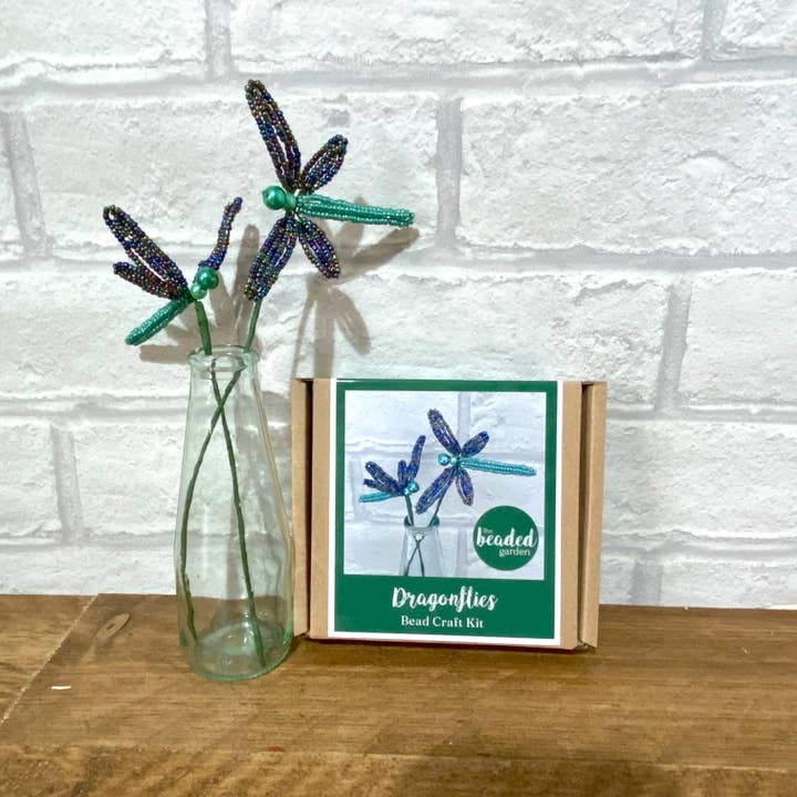 Dragonflies Bead Craft Kit -A creative gift idea. for wholesale by The Beaded Garden