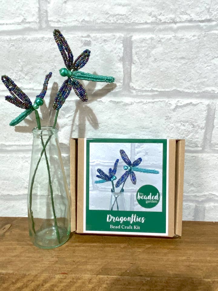 Dragonflies Bead Craft Kit -A creative gift idea. for wholesale by The Beaded Garden
