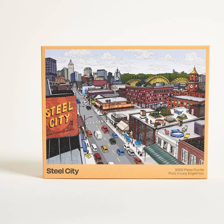 Steel City - 1,000 Piece Jigsaw Puzzle for wholesale by Puzz
