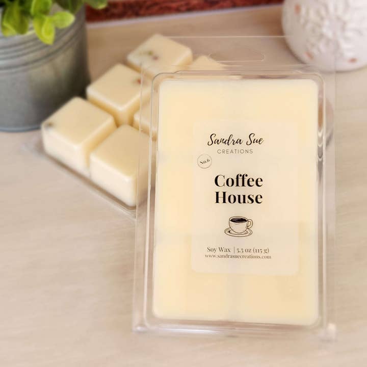 Cera di Soia Profumata Coffee House, 5,5 oz | Formato Extra Large per la vendita all'ingrosso da parte di Sandra Sue Creations LLC
