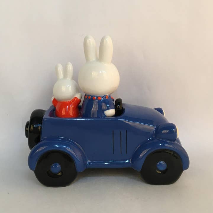 Blue Sky Clayworks - Wholesale Decorative Figurine - Miffy and Mom Cruising Figurine2