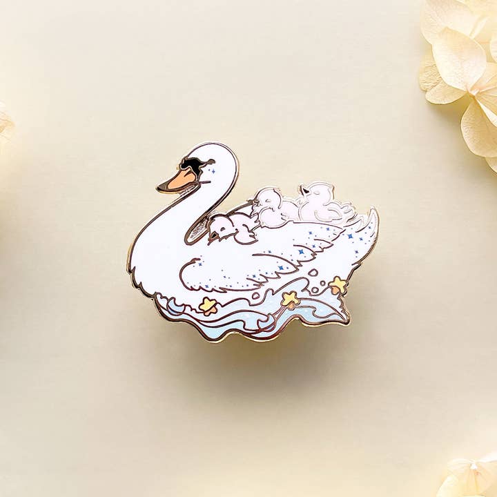 Alum and Ink - Wholesale Lapel Pin/Button - The Mothership Enamel Pin