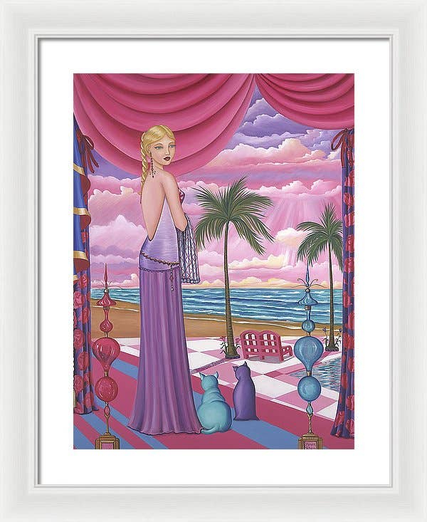 Sharon Tatem Fashion LLC - Wholesale Art Print - Melissa - Framed Print22