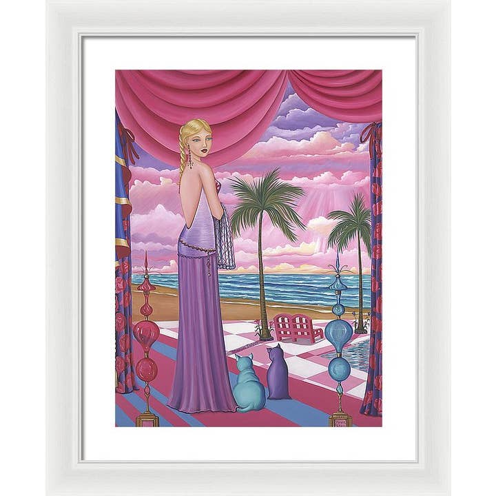 Sharon Tatem Fashion LLC - Wholesale Art Print - Melissa - Framed Print22