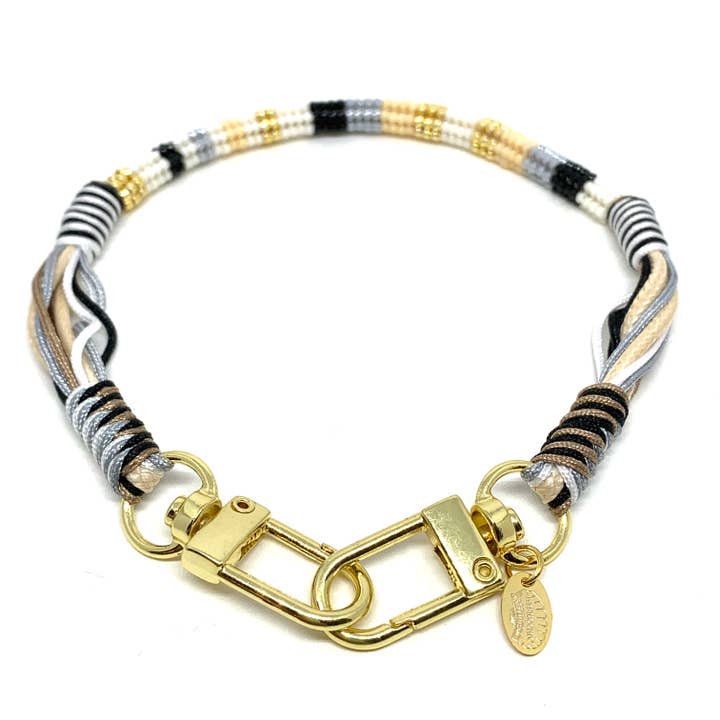 Hypnochic gebreide telefoonkoord met karabijnhaken voor wholesale door Hypnochic