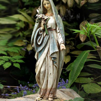Napco - Wholesale Decorative Figurine - Mary w/ Lilies Item # 19116