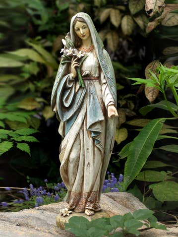 Mary w/ Lilies Item # 19116 for wholesale by Napco