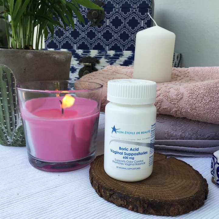 MON ETOILE DE BEAUTE - Wholesale Oral Supplement/Vitamin - Mon Etoile de Beaute - Boric Acid Vaginal Suppositories 600 mg (30 Count) -Holistic Solutions for Women8