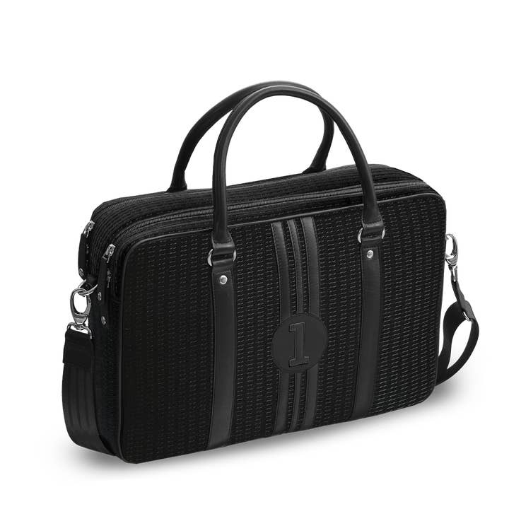 Men's 15'6" William computer bag black ALLB1 for wholesale by E2R PARIS