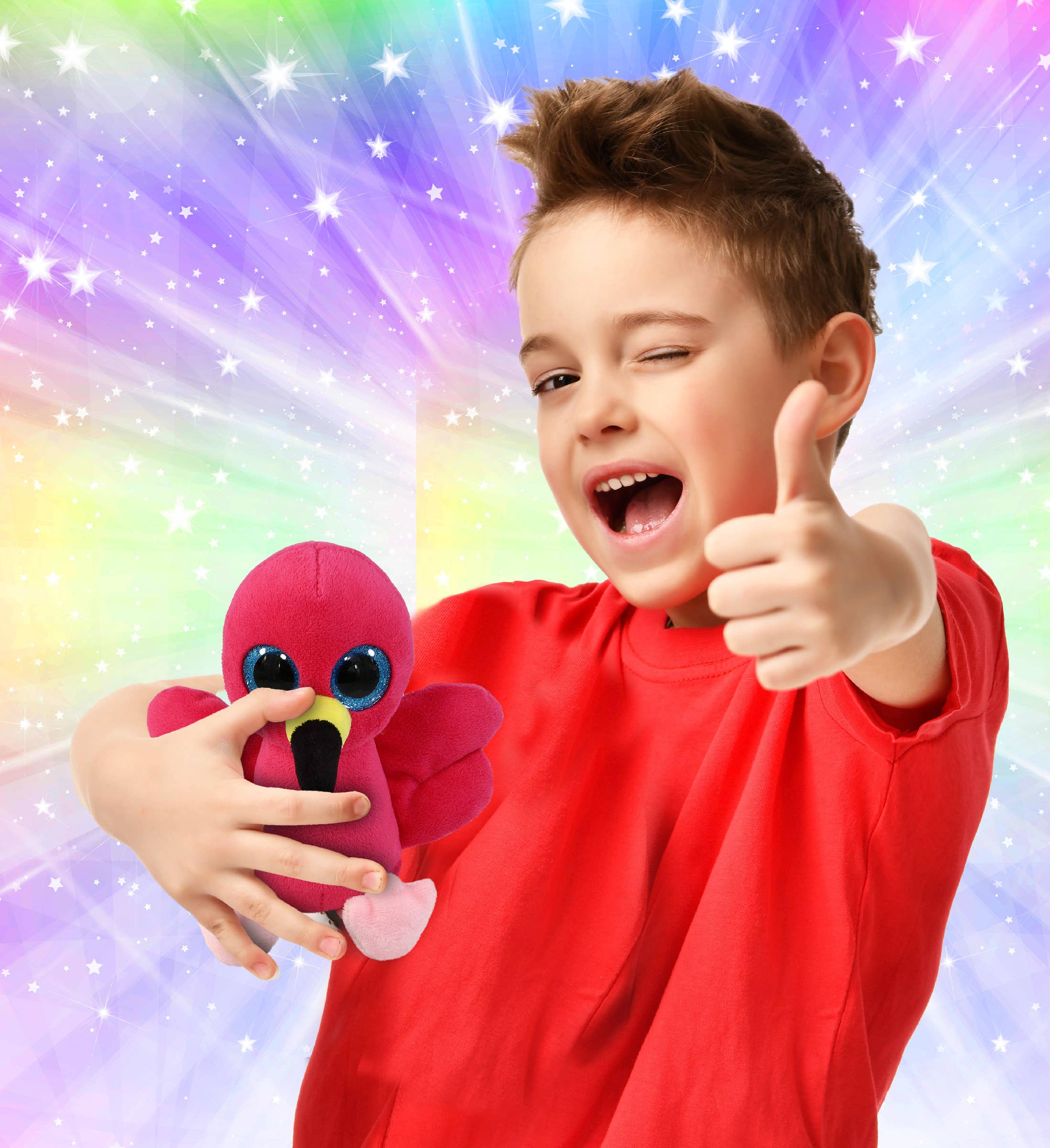 Cota Global – Großhandel Kuschel-/Plüschtier – Kind & Baby – Großes Kuscheltier - Flamingo1