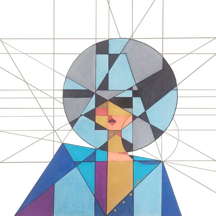 Mod Framed Art Print for wholesale by Jazzymade