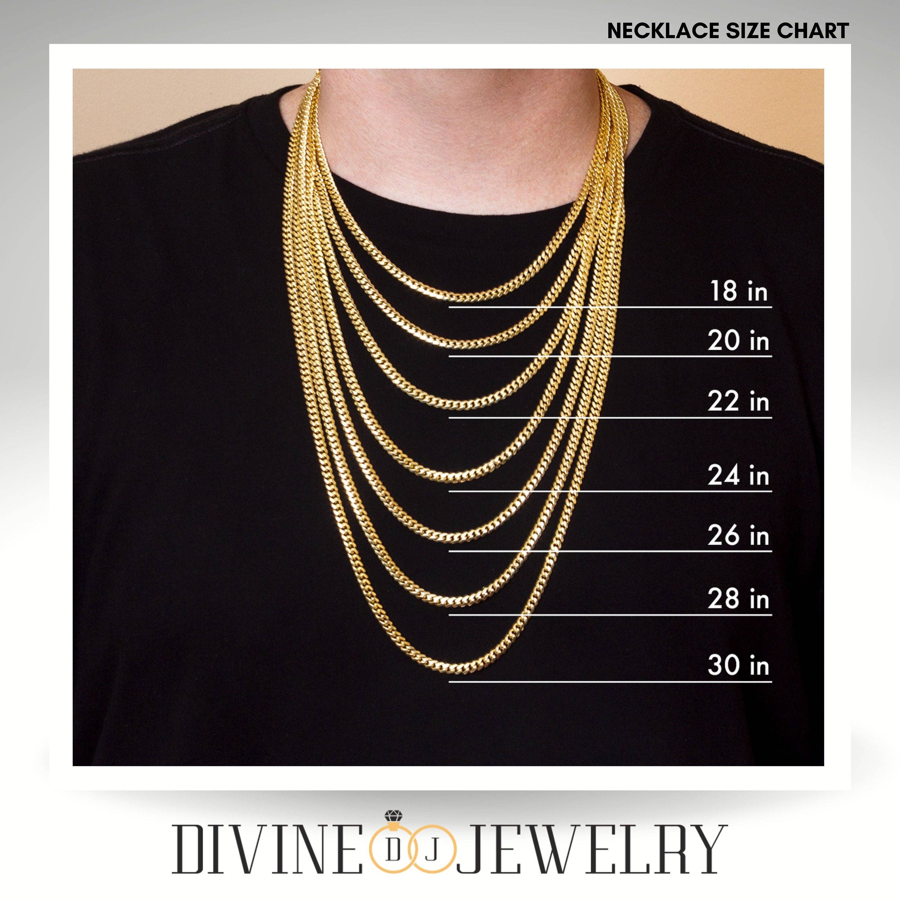 Catena Oro Placcato 14K Collana Catena Cubana Uomo Placcata Oro 14K – Maglia 6 Mm, Lunghezza 26", Con Serratura Di Sicurezza Collana Hip Hop Uomo - Foto 13