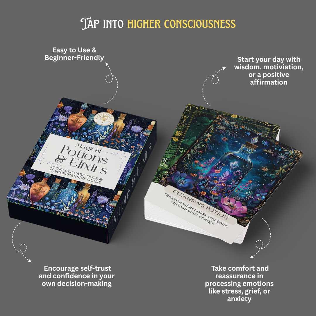 Designs by Deekay Inc. - Wholesale Tarot Cards - Magical Potions & Elixirs Oracle Card Deck1