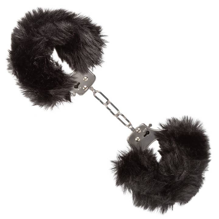 CalExotics - Wholesale Sex Toy - Ultra Fluffy Furry Cuffs - Black7