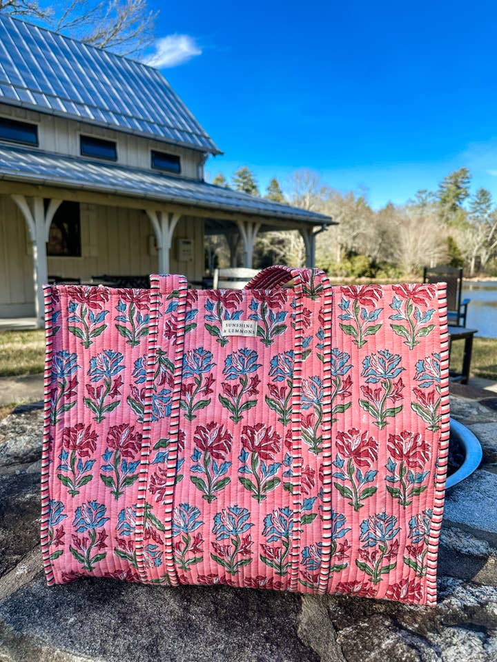 Hattie Tote Bag *SHIPS 1/30* for wholesale by Sunshine & Lemmons