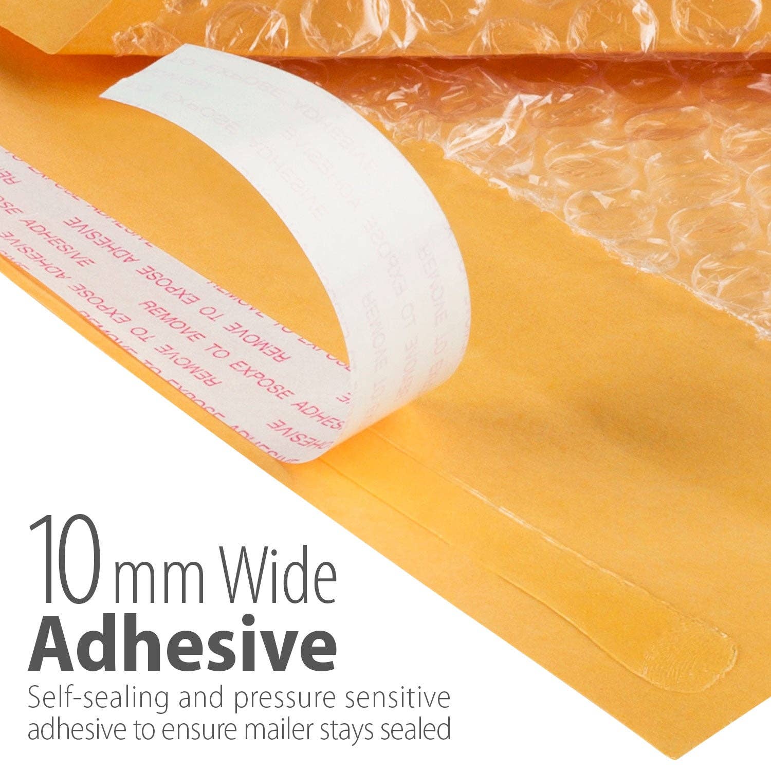 Fosmon - Vendita all'ingrosso Buste - Busta imbottita Kraft 6,5 x 10 buste imbottite extra larghe5