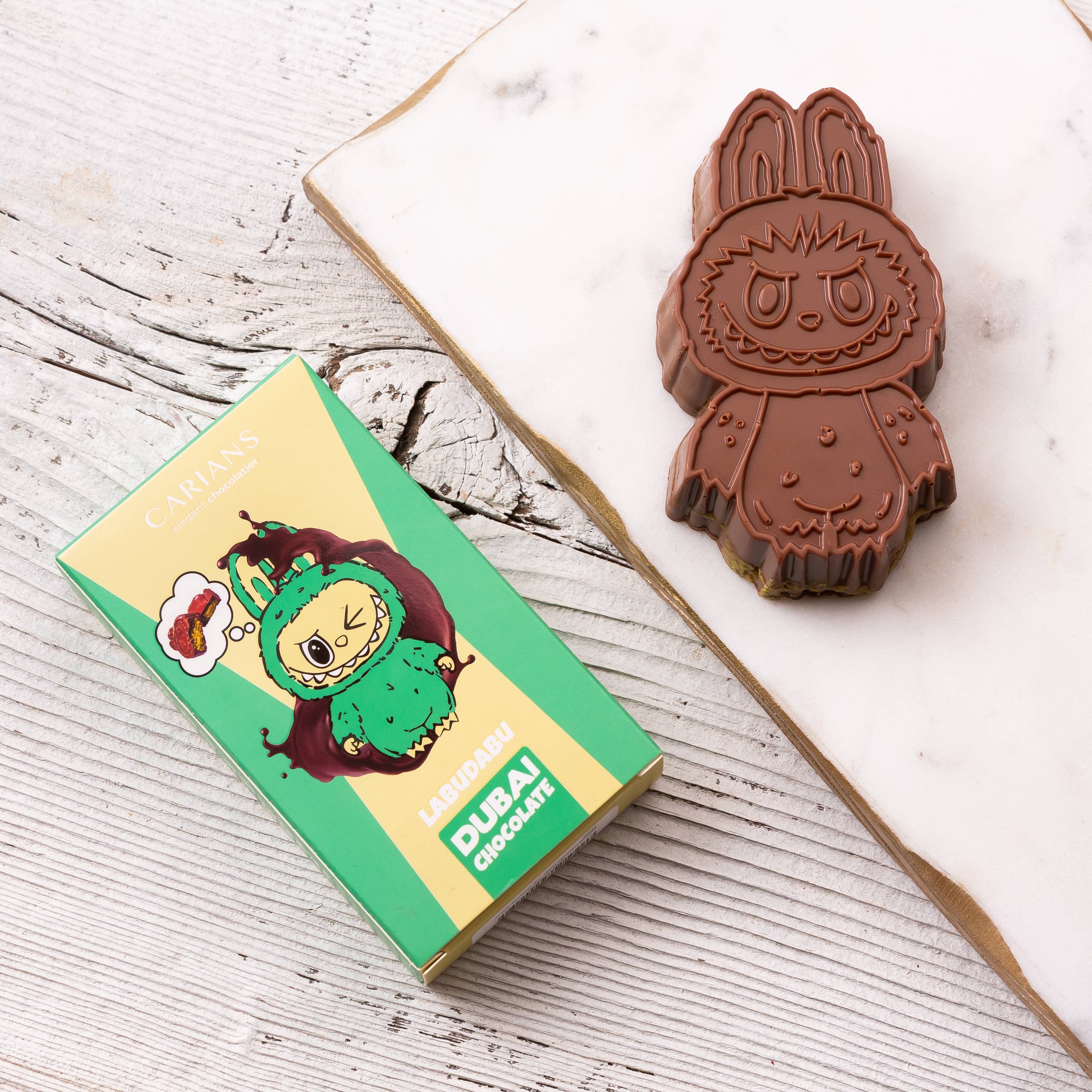 Carian's Bistro Chocolates - Wholesale Chocolate Bar - Cartoon Viral Dubai Chocolate Bar, Premium Quality8