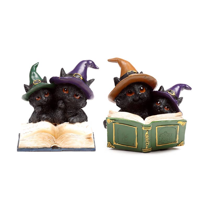 Puckator Ltd – wholesale Ornament – Witches Black Cat Magical Spell Book0