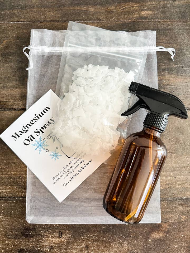 Kit Fai da Te per Spray di Olio di Magnesio (Senza Etichette) per la vendita all'ingrosso da parte di Herbal Rose Apothecary