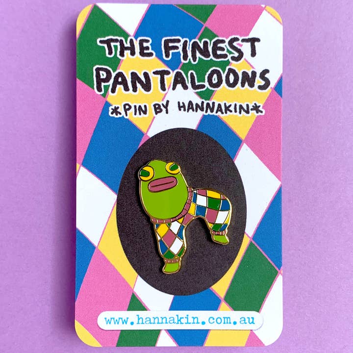 Hannakin - Wholesale Lapel pin/button - The Finest Pantaloons - Enamel Pin2