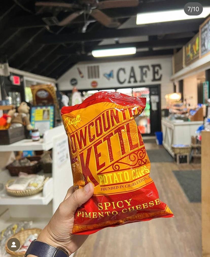 Lowcountry Kettle - Vendita all'ingrosso Patatine - Patatine al formaggio piccante Pimento - 24 sacchetti1