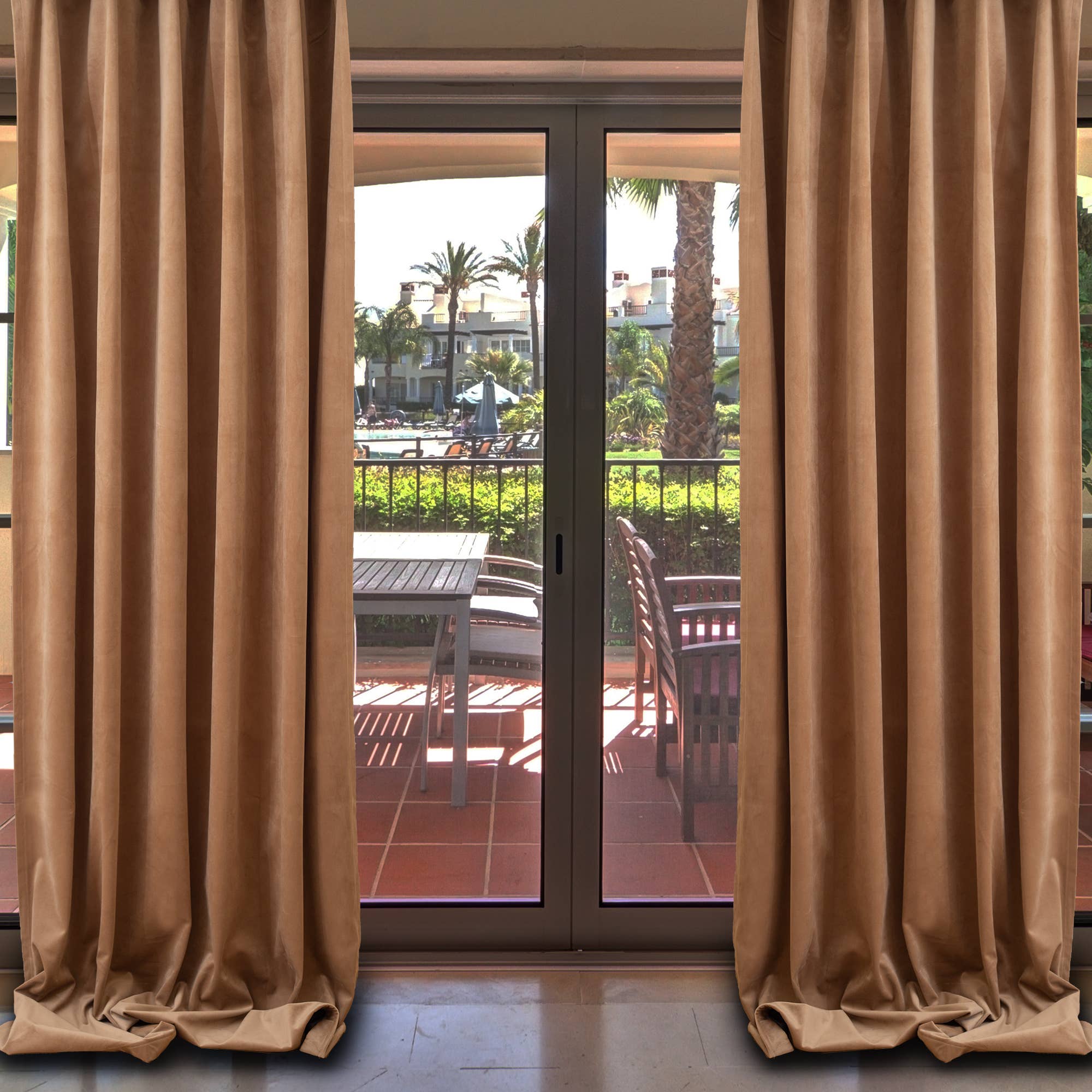 CASASRO – wholesale Curtain – CASASRO® Blackout Velvet Curtains | 7 Colour Options | 2 Panels 54” W x 95” D | Luxury Velvet Drapes | Height  Adjustable with Header Tape and Rod/Clip Attachable Top Pencil Pleat | 4