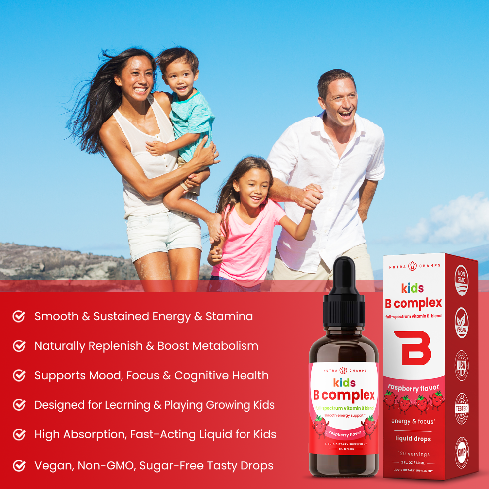 NutraChamps - Wholesale Oral Supplement/Vitamin - Kid's Vitamin B Complex Drops2