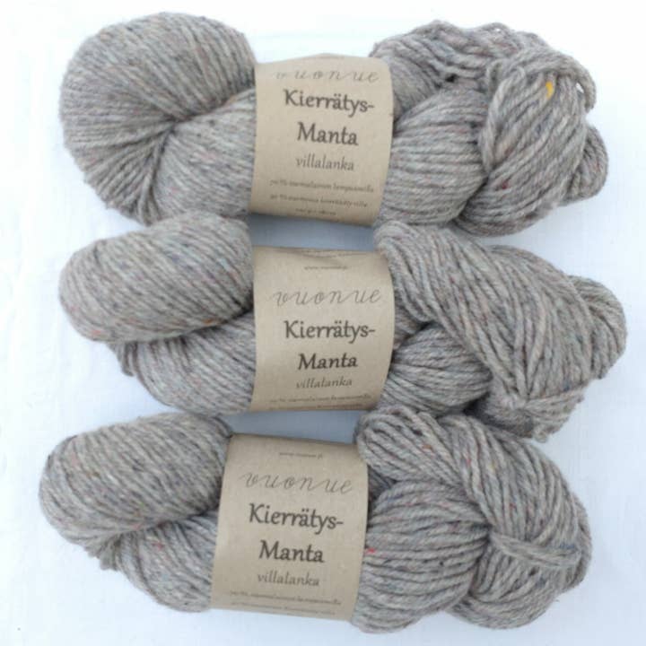 Återvunnet Manta ullgarn, ofärgat för wholesale av Vuonue