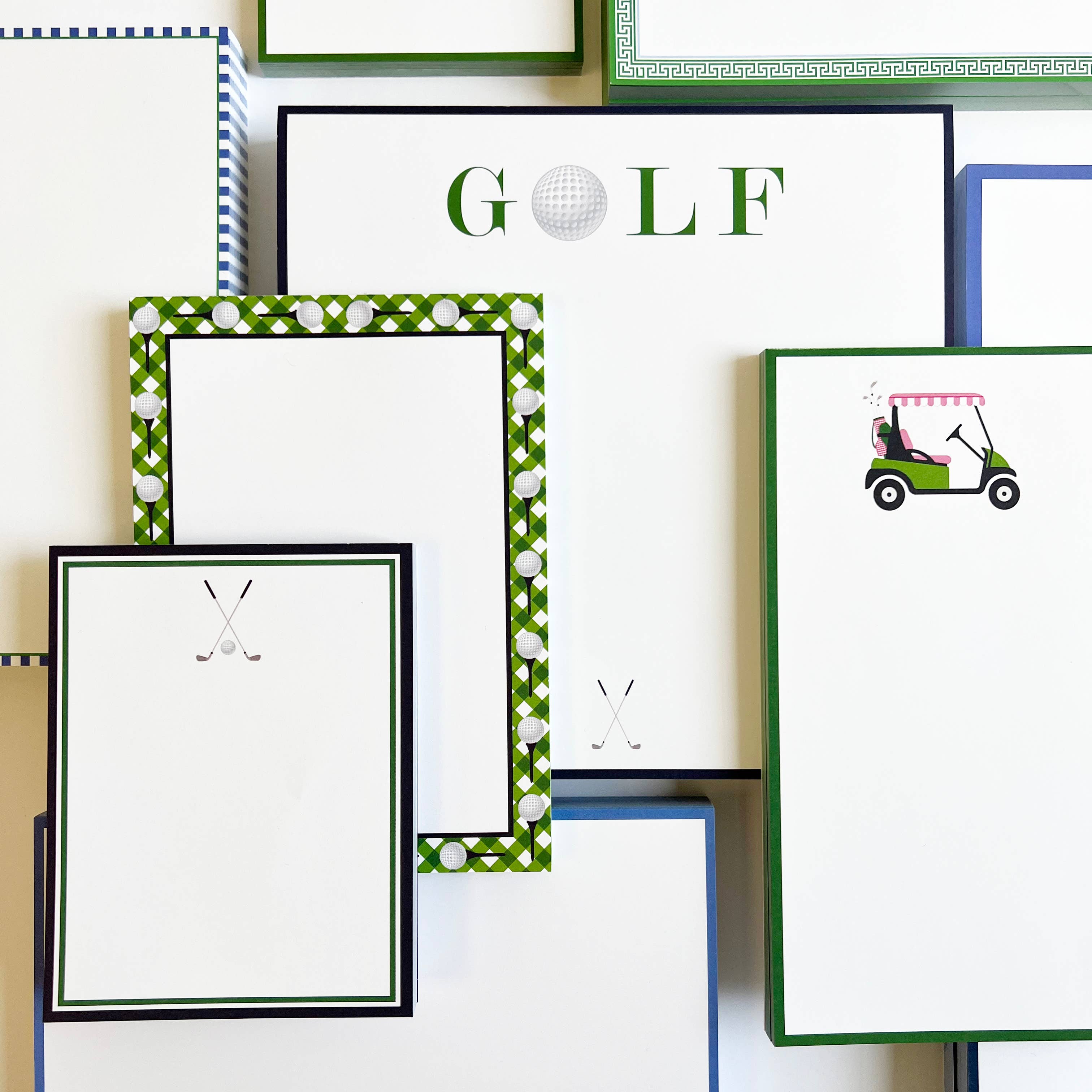 WH Hostess Social Stationery - Wholesale Notepad - In Stock 4.25x5.5 Golf Notepad1
