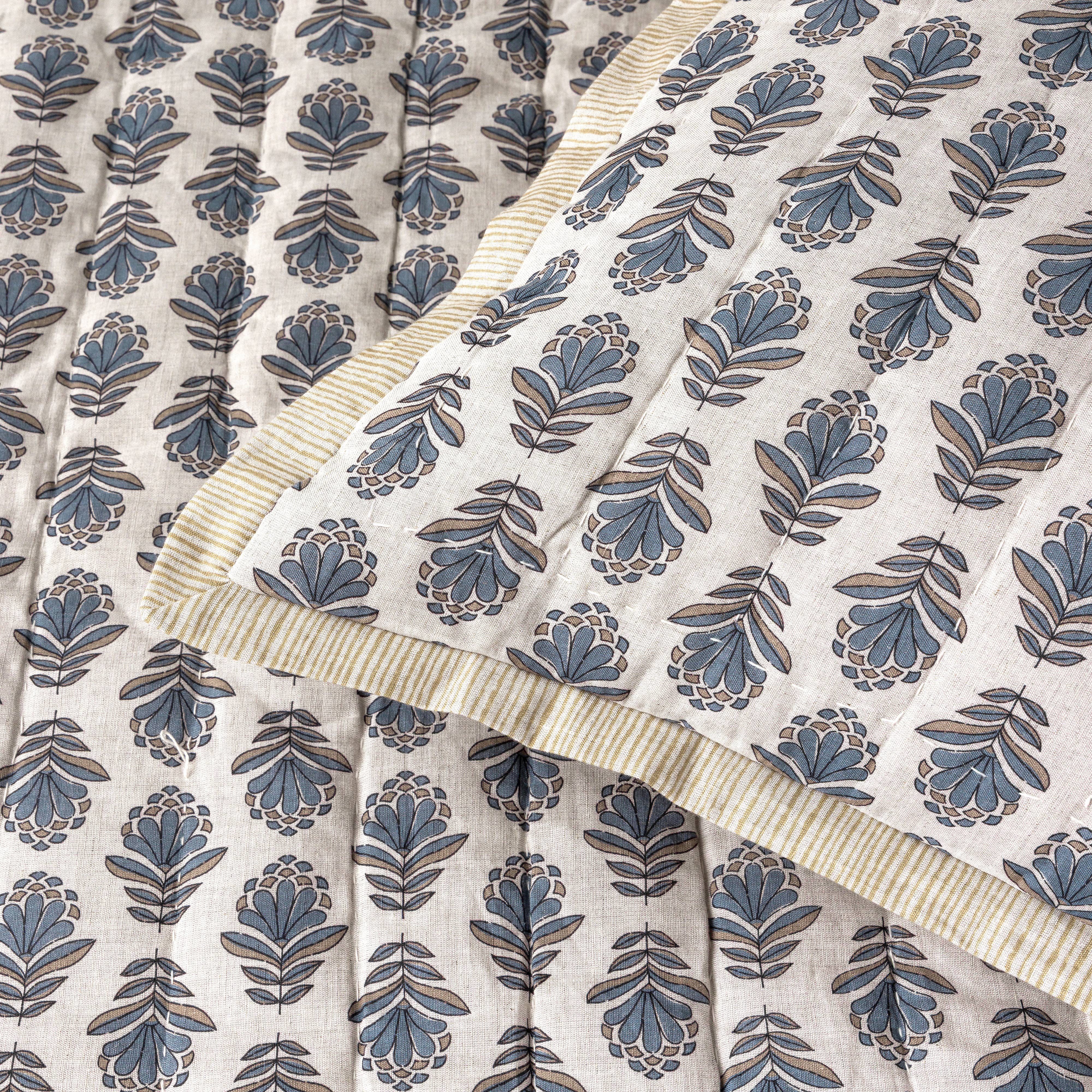 Co.House Designs - Wholesale Quilt - Charlie Block Print Quilt11