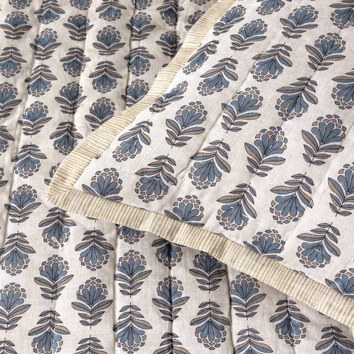 Co.House Designs - Wholesale Quilt - Charlie Block Print Quilt11