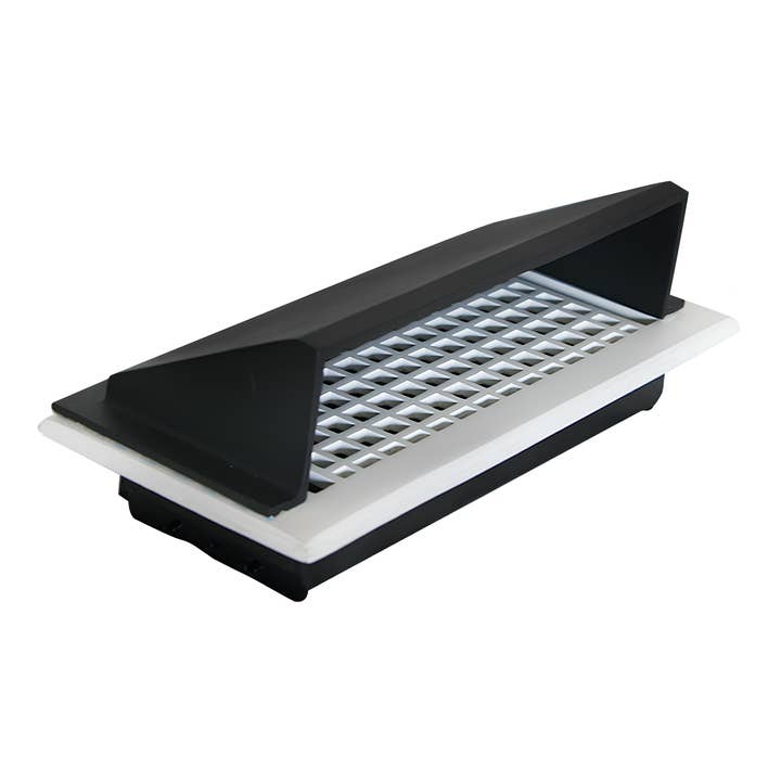 6"x12" Solid Metal Deflector | Unbreakable Cast Aluminum for wholesale by Registers and Hardware Hub Inc.