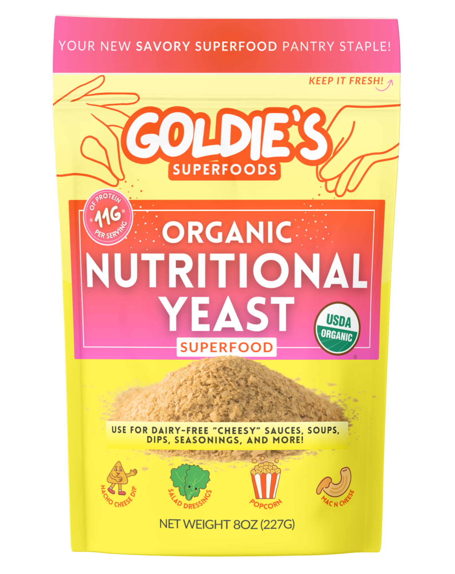 Goldie's Superfoods - Wholesale Dried Spice - Organic Non-Fortified Nutritional Yeast0