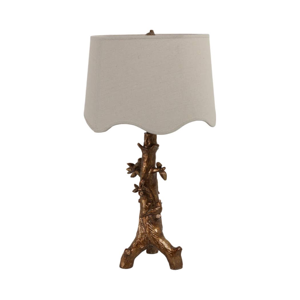 Sagebrook Home - Wholesale Accent/Desk Lamp - Table Lamp - Gold Resin Perched Birds on Branch, 28 in.4