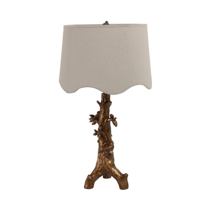 Sagebrook Home - Wholesale Accent/Desk Lamp - Table Lamp - Gold Resin Perched Birds on Branch, 28 in.4