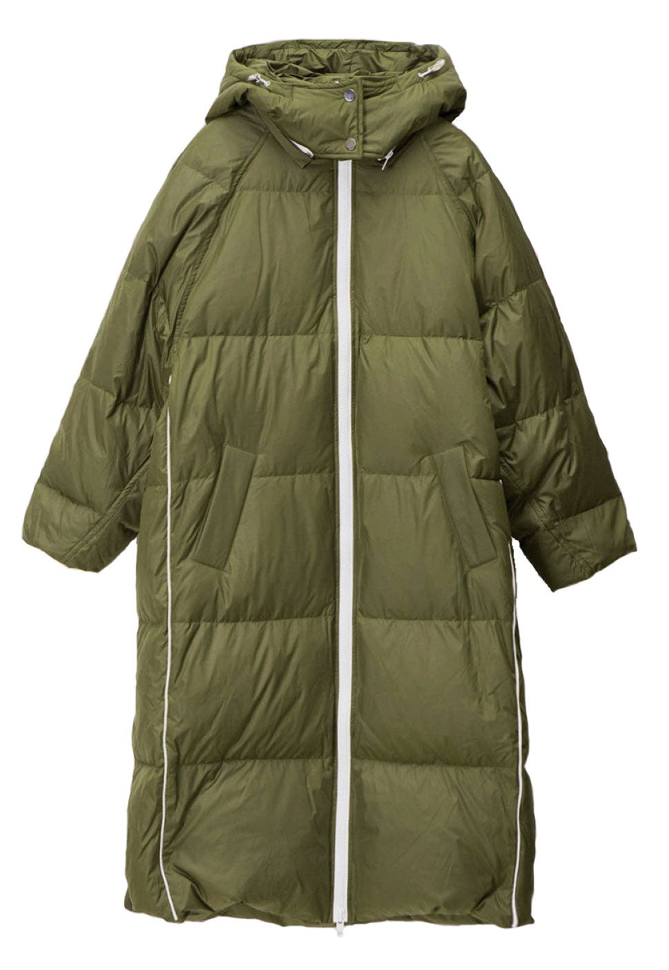 Urlazh - Wholesale Coat - Women's - Goose Down Quilted Hooded Puffer Coat2