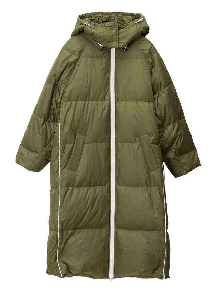 Urlazh - Wholesale Coat - Women's - Goose Down Quilted Hooded Puffer Coat2