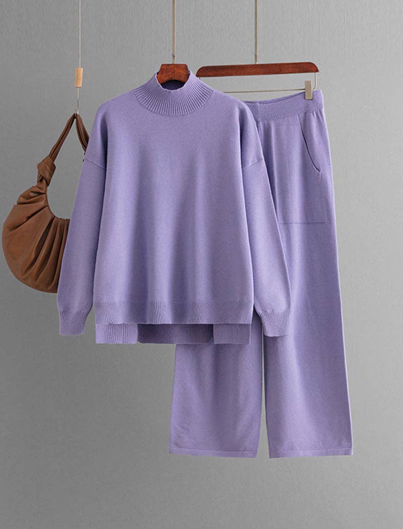 safistyle - Wholesale Lounge Set - Women's - Knitted Top and Pants Set18