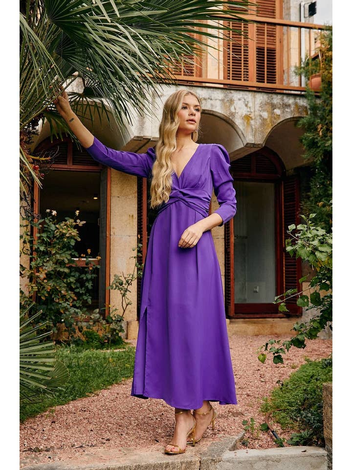 Bruna - Wholesale Dress - Women's - Ode Purple Dress · Allegory ·3