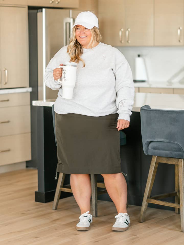 Inherit Clothing Company – Engroshandel Nederdel - Dame – Andie Vandring Midi Nederdel