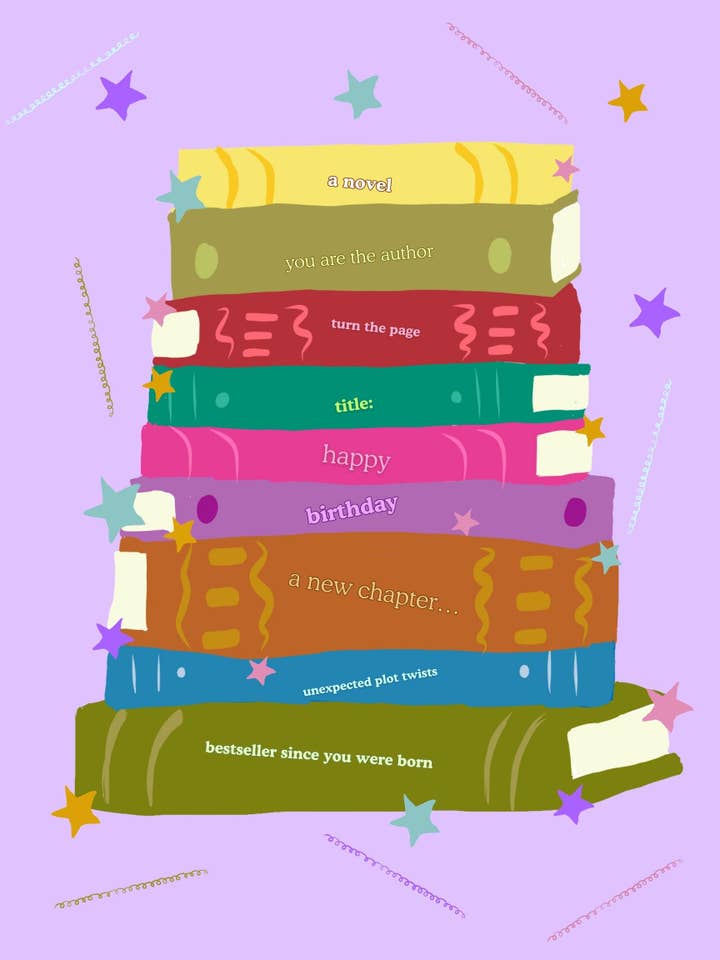 happy birthday book lover! for wholesale by Pretty Paper By Veronica WSNC