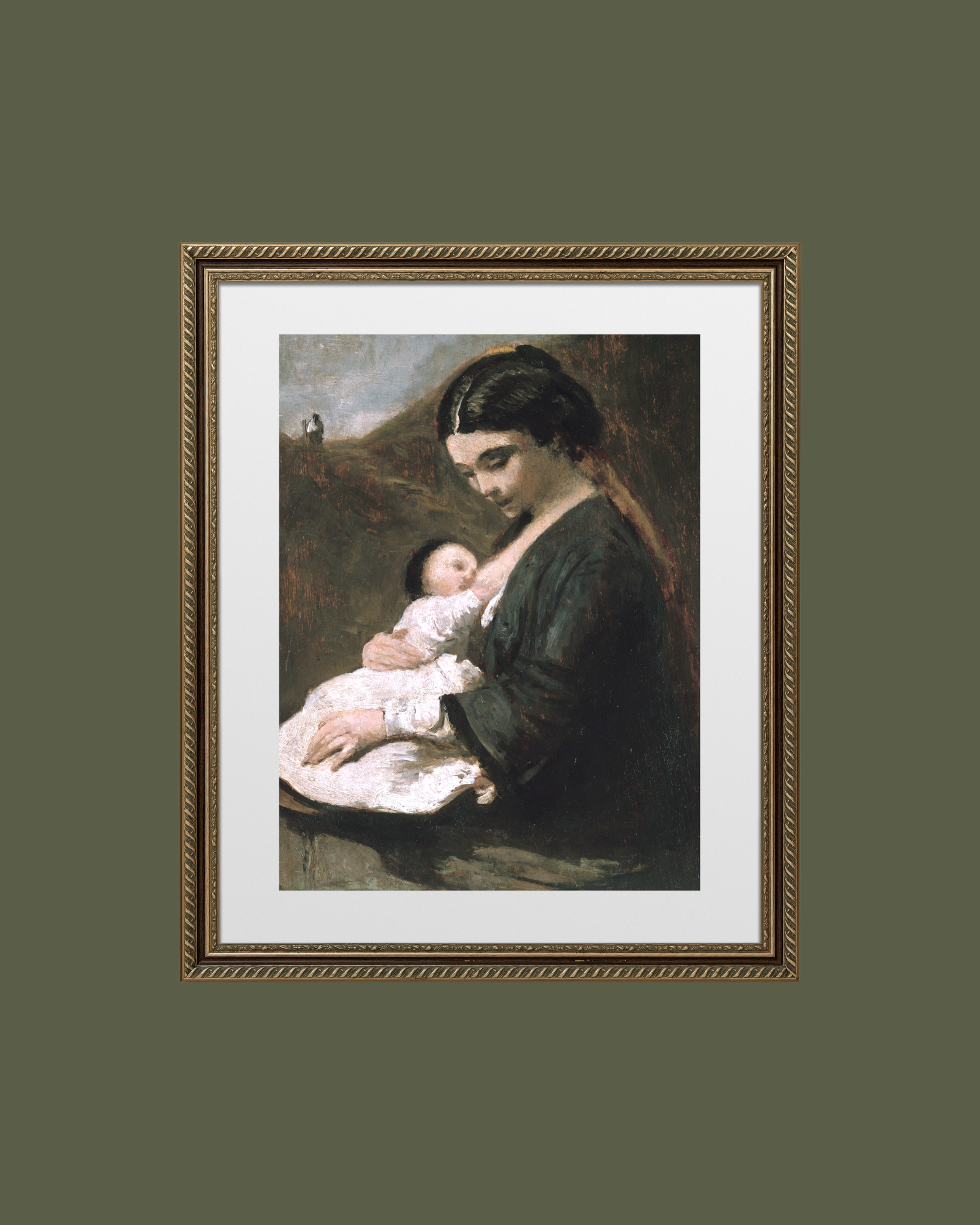 Sea to Skye - Wholesale Art Print - Mother and Child Antique Art Print6