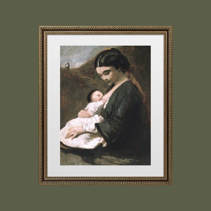 Sea to Skye - Wholesale Art Print - Mother and Child Antique Art Print6